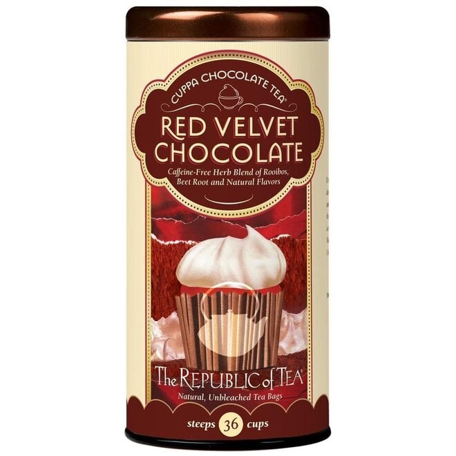 Republic of Tea Red Velvet Chocolate Red Tea 36s