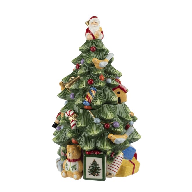 250th Anniversary Christmas Tree Figural Tree Cookie Jar