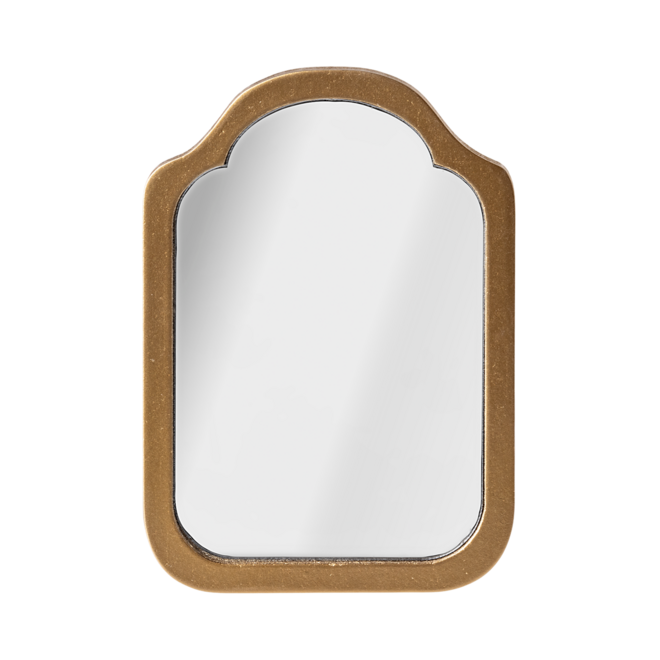 Miniature Gold Mirror