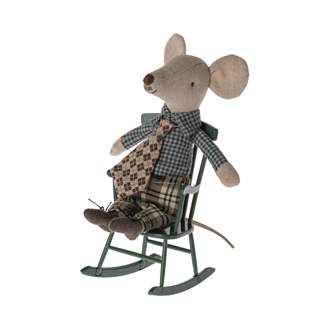 Rocking Chair, Mouse - Dark Green