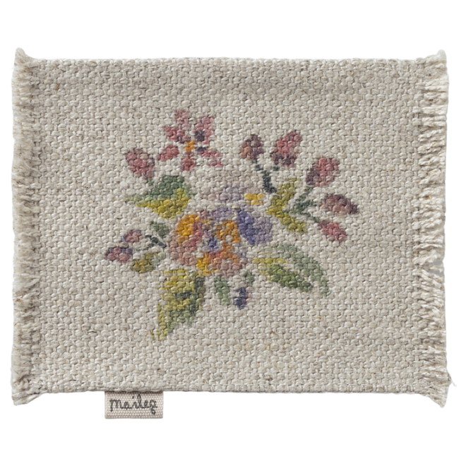 Rug, Mouse, Small - Flowers