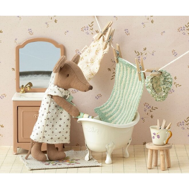 Rug, Mouse, Small - Flowers