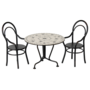 Dining Table Set & 2 Chairs, Miniature