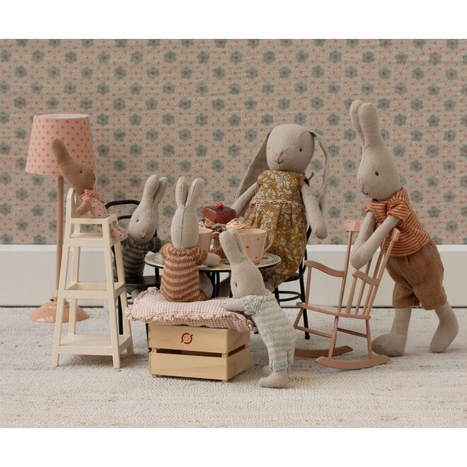 Dining Table Set & 2 Chairs, Miniature