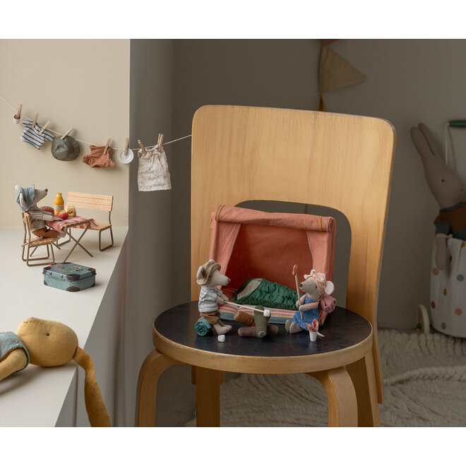 Happy Camper Tent, Mouse - Red