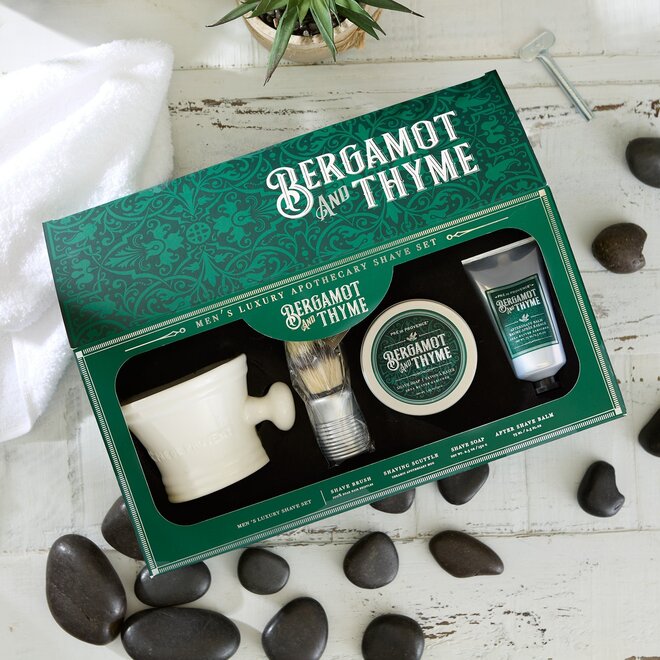 Pre de Provence Bergamot &Thyme Shave Set
