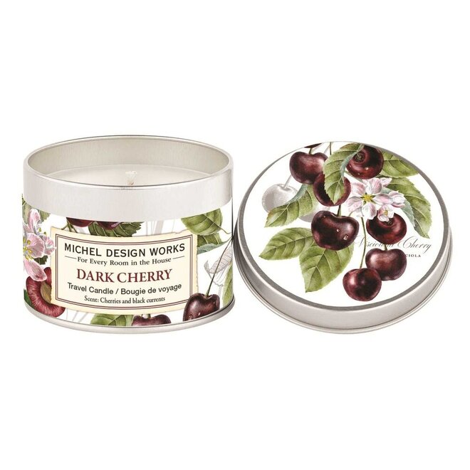 Michel Dark Cherry Travel Candle