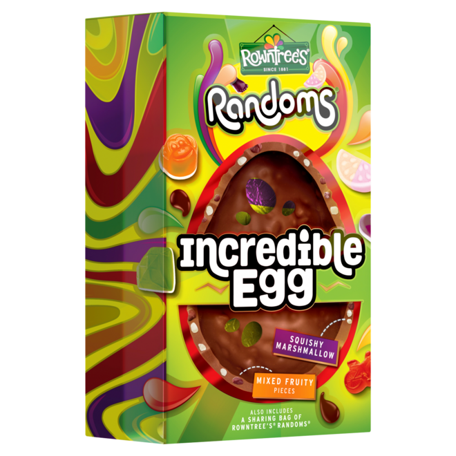 Rowntrees Randoms Inclusions Incredible Egg 380g