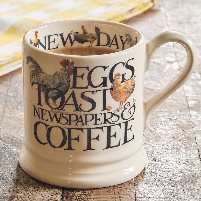 Rise & Shine Eggs & Toast 1/2 Pint Mug