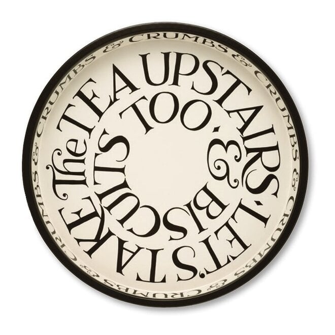 Black Toast Deepwell Tray