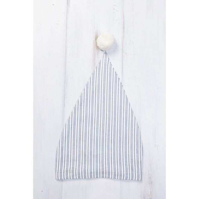 Blue Stripe Flannel Nightcap