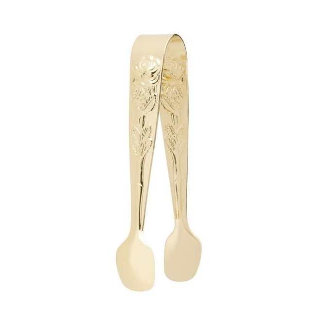 Gold-Plated Rose Tongs