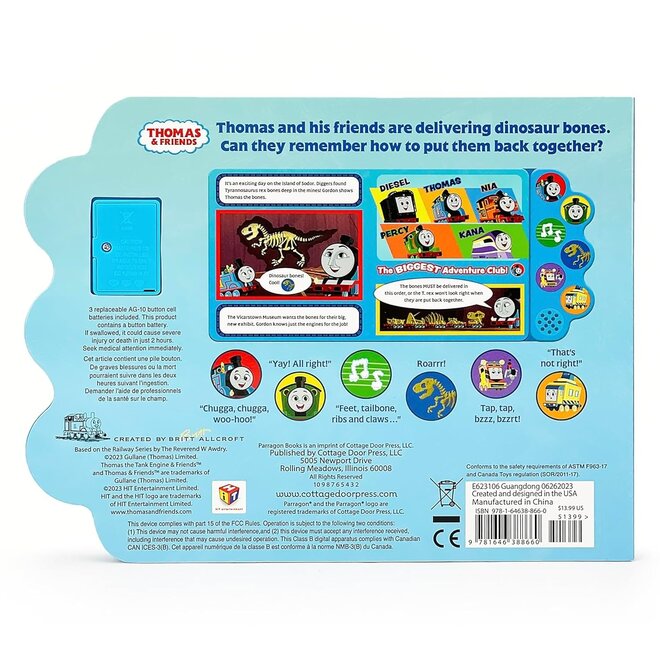 Thomas & Friends Tyrannosaurus Wrecks Board Book