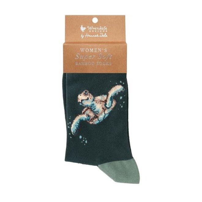 'Swimming School' Turtle Women's Socks