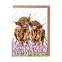 'Gentle Giants' Highland Cow Greeting Card