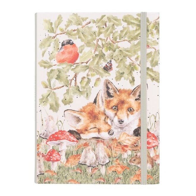 'Under the Oak Tree' Fox Flexi Notebook