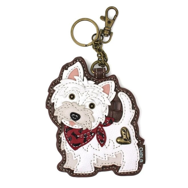 Westie Coin Purse & Key Fob