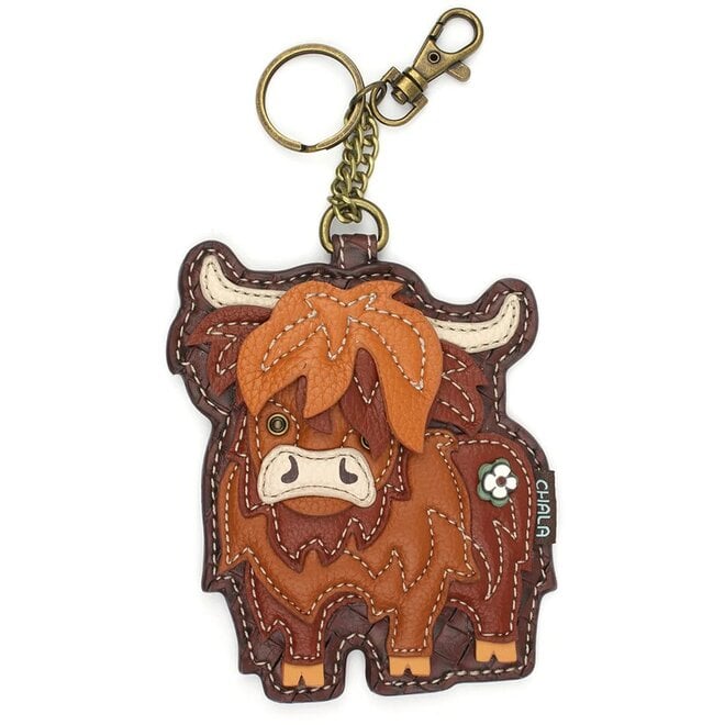 Highland Cow Coin Purse & Key Fob