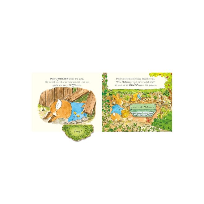 Peter Rabbit Gets Stuck! Lift-the-Flap Board Book