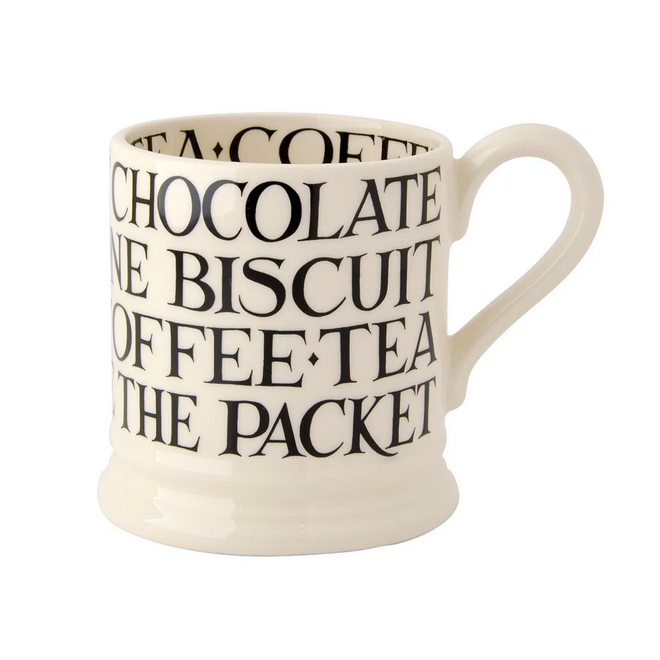 Black Toast 1/2 Pint Mug