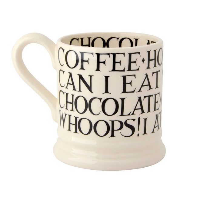 Black Toast 1/2 Pint Mug