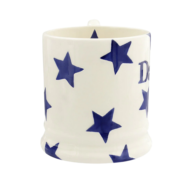 Emma Bridgewater Blue Star Daddy 1/2 Pint Mug