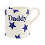 Emma Bridgewater Blue Star Daddy 1/2 Pint Mug