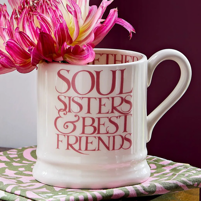 Pink Toast Soul Sisters 1/2 Pint Mug