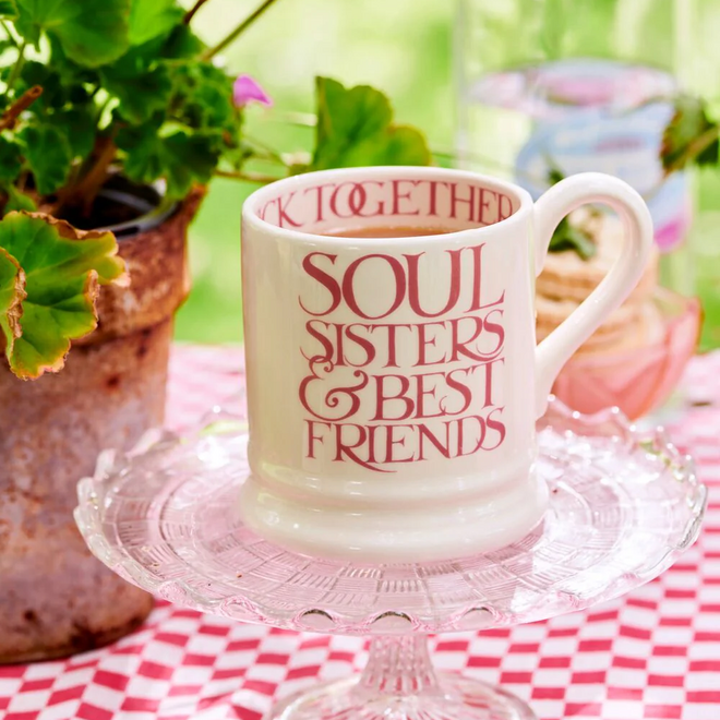 Pink Toast Soul Sisters 1/2 Pint Mug