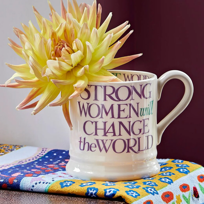 Purple Toast Change Our World 1/2 Pint Mug