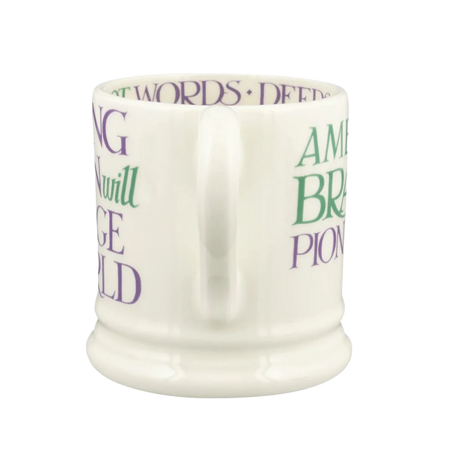 Purple Toast Change Our World 1/2 Pint Mug