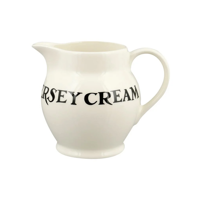 Black Toast Jersey Cream 1/2 Pint Jug