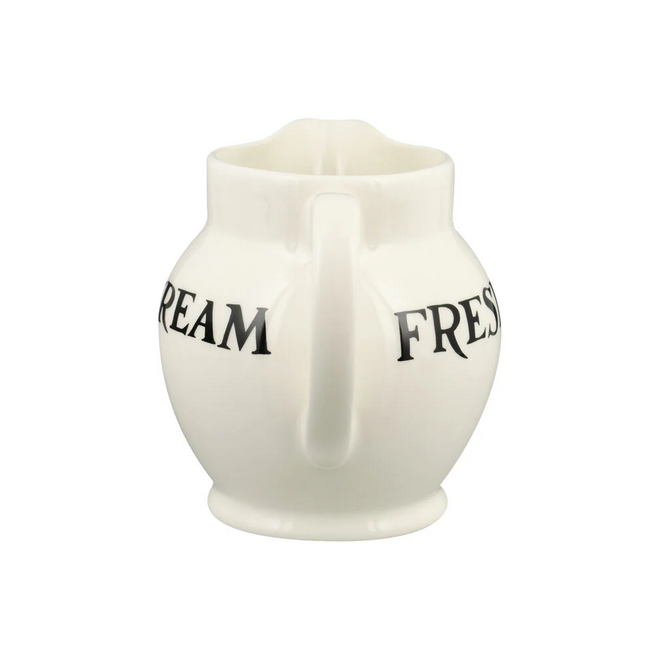 Black Toast Jersey Cream 1/2 Pint Jug