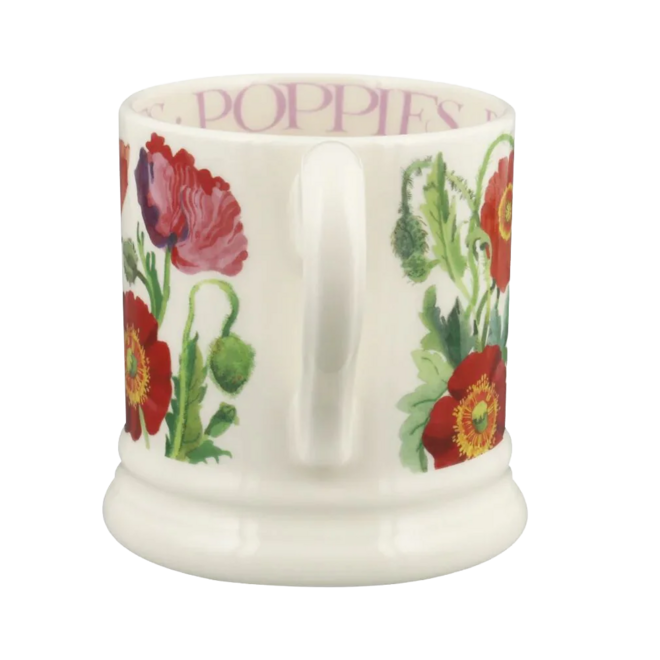 Flowers Poppy 1/2 Pint Mug