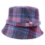 Ashkirk Harris Tweed Ladies Bucket Hat Forget Me Not