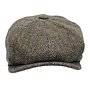 Harris Tweed Moorland Scott Newsboy Cap