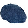 Highland Harris Tweed Flat Cap Midnight