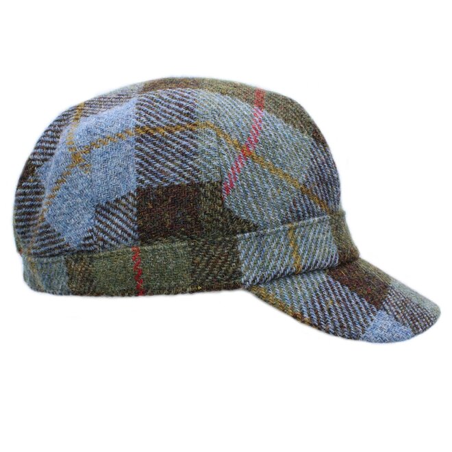 Rhona Harris Tweed Cadet Cap Macleod