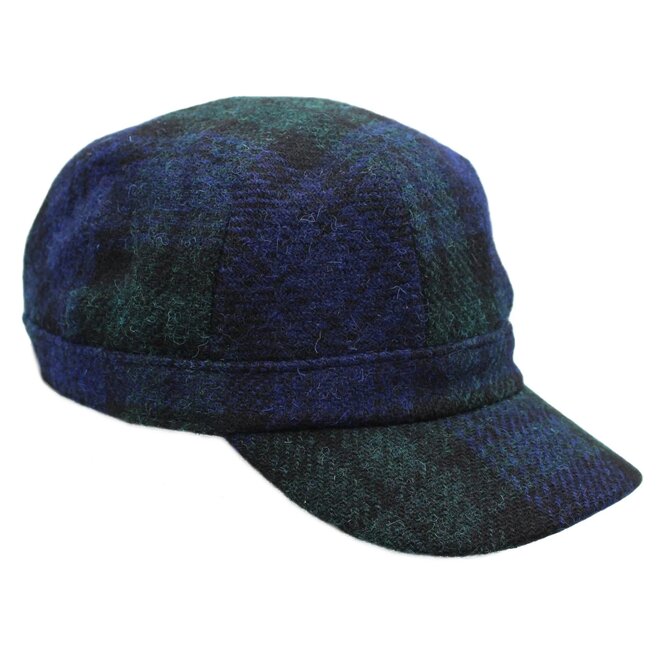Harris Tweed Black Watch Rhona Cadet Cap