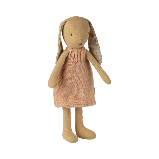 Bunny, Size 1 - Cream Yellow, Knitted Dress