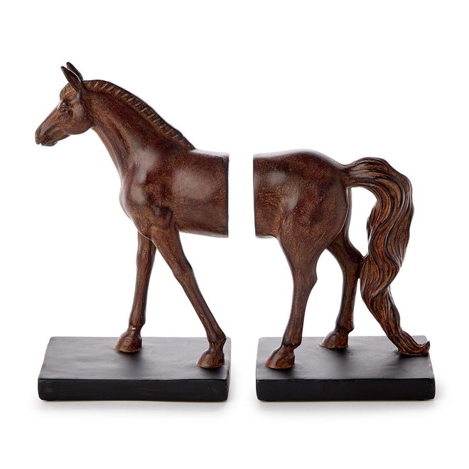 Cupcakes & Cartwheels Horse Bookends