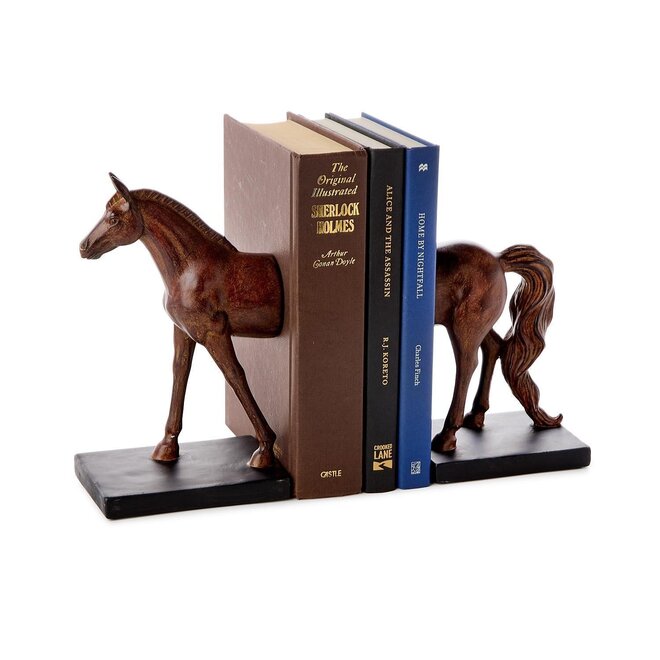Cupcakes & Cartwheels Horse Bookends