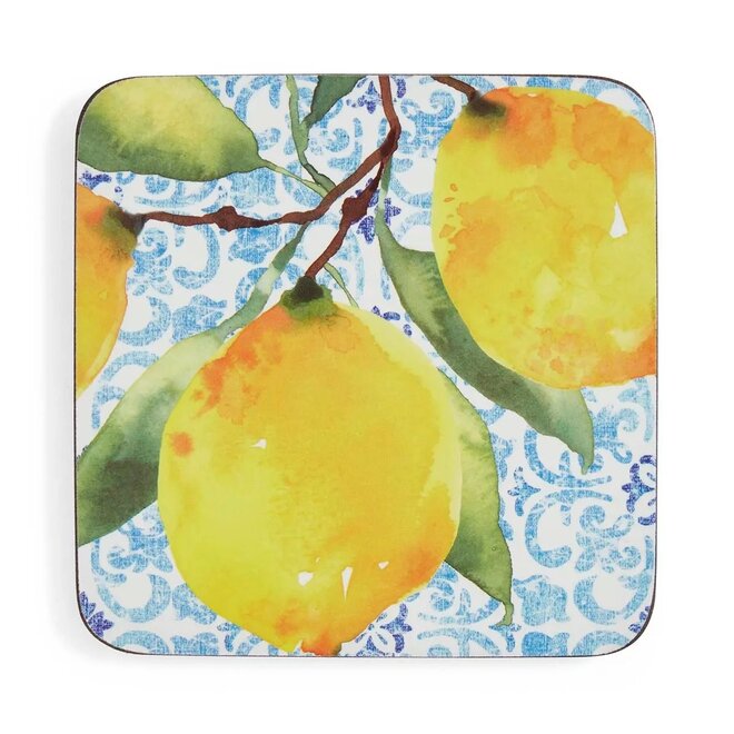 Pimpernel Amalfi Lemons Coasters