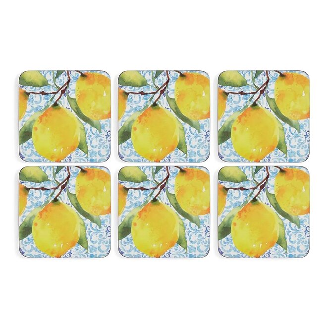 Amalfi Lemons Coasters