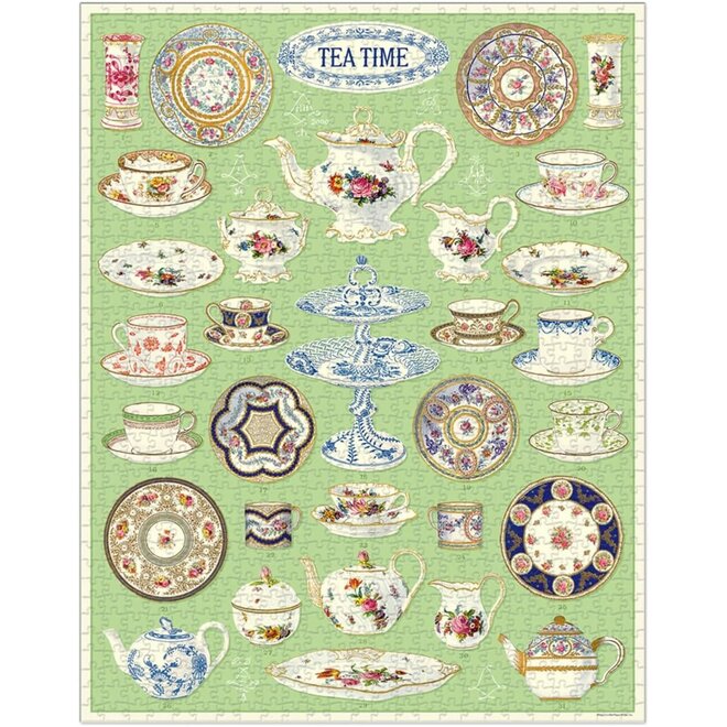 Tea Time 1,000 Piece Puzzle
