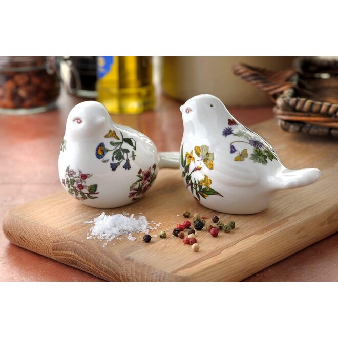 Botanic Garden Bird Salt & Pepper Shakers