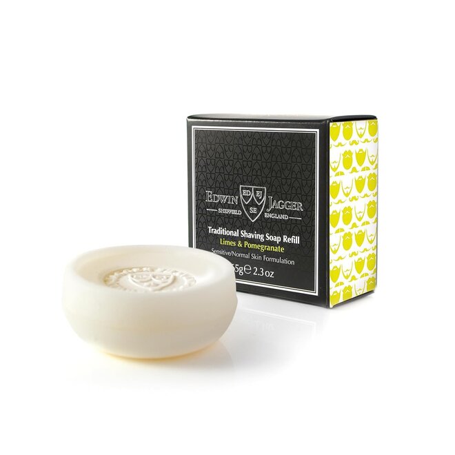 Edwin Jagger Limes & Pomegranate Traditional Shaving Soap Refill