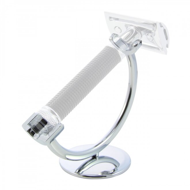Chrome-Plated Razor Stand