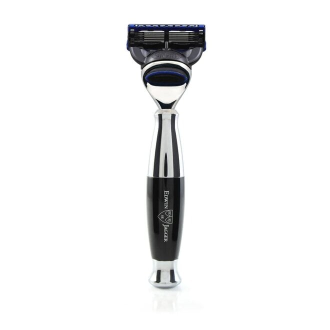 Edwin Jagger Gillette Fusion ProGlide Black & Chrome Razor