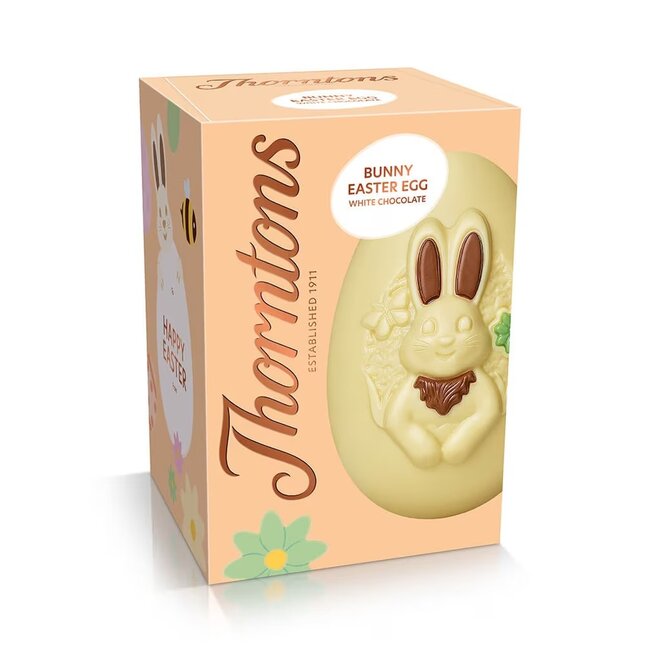 Thorntons White Chocolate Bunny Egg 151g